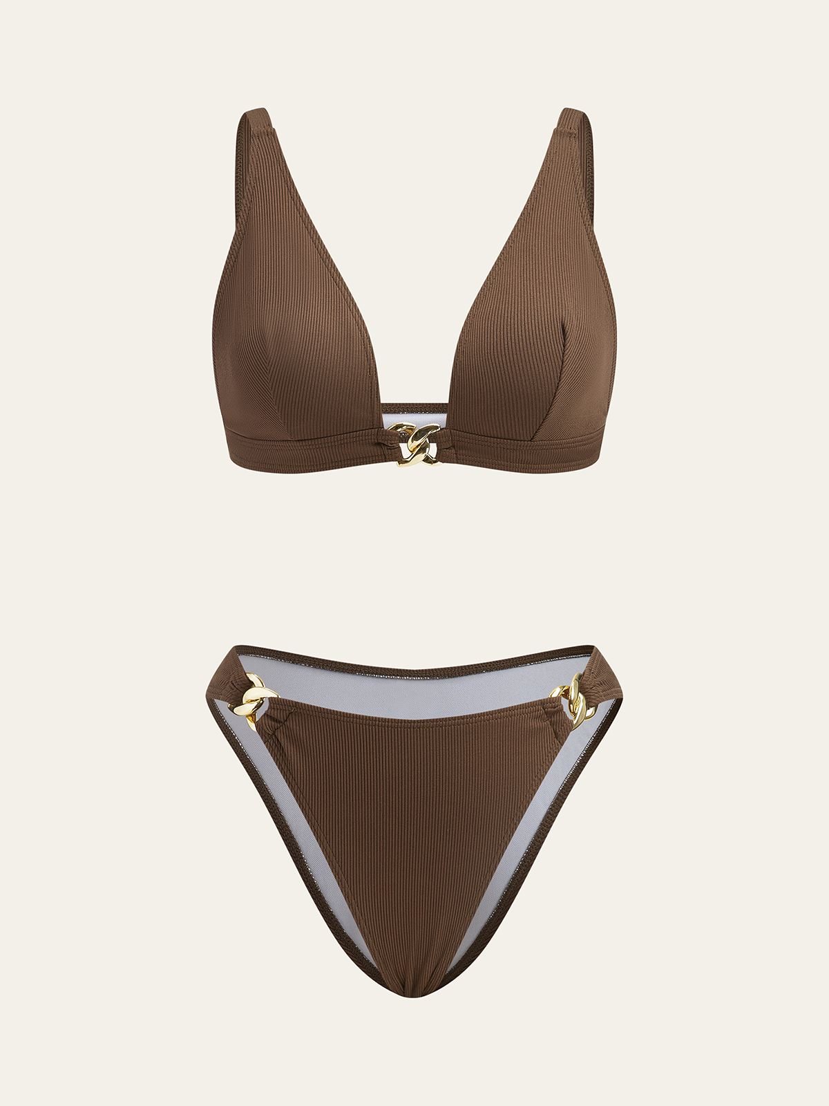Metal Dekorlu Bikini Seti