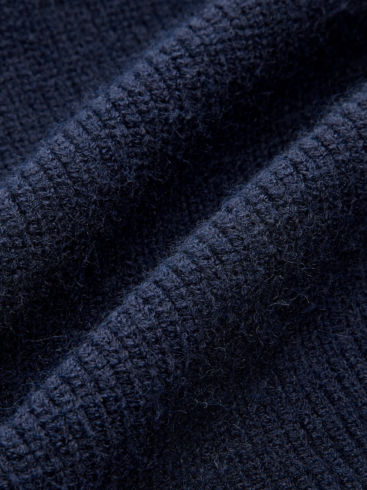 Denim Panel Asimetrik V Yaka Triko Üst