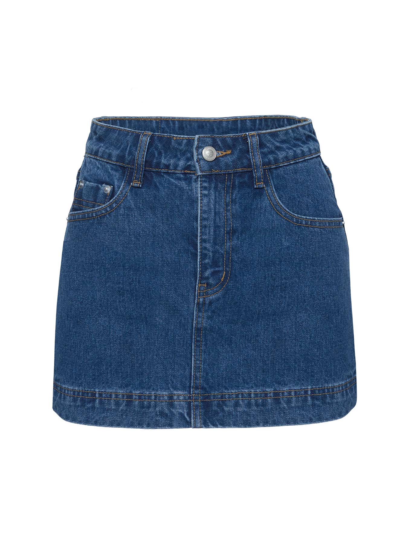 Gazelle Denim Şort Orta Yıkama Daha Düşük Etki