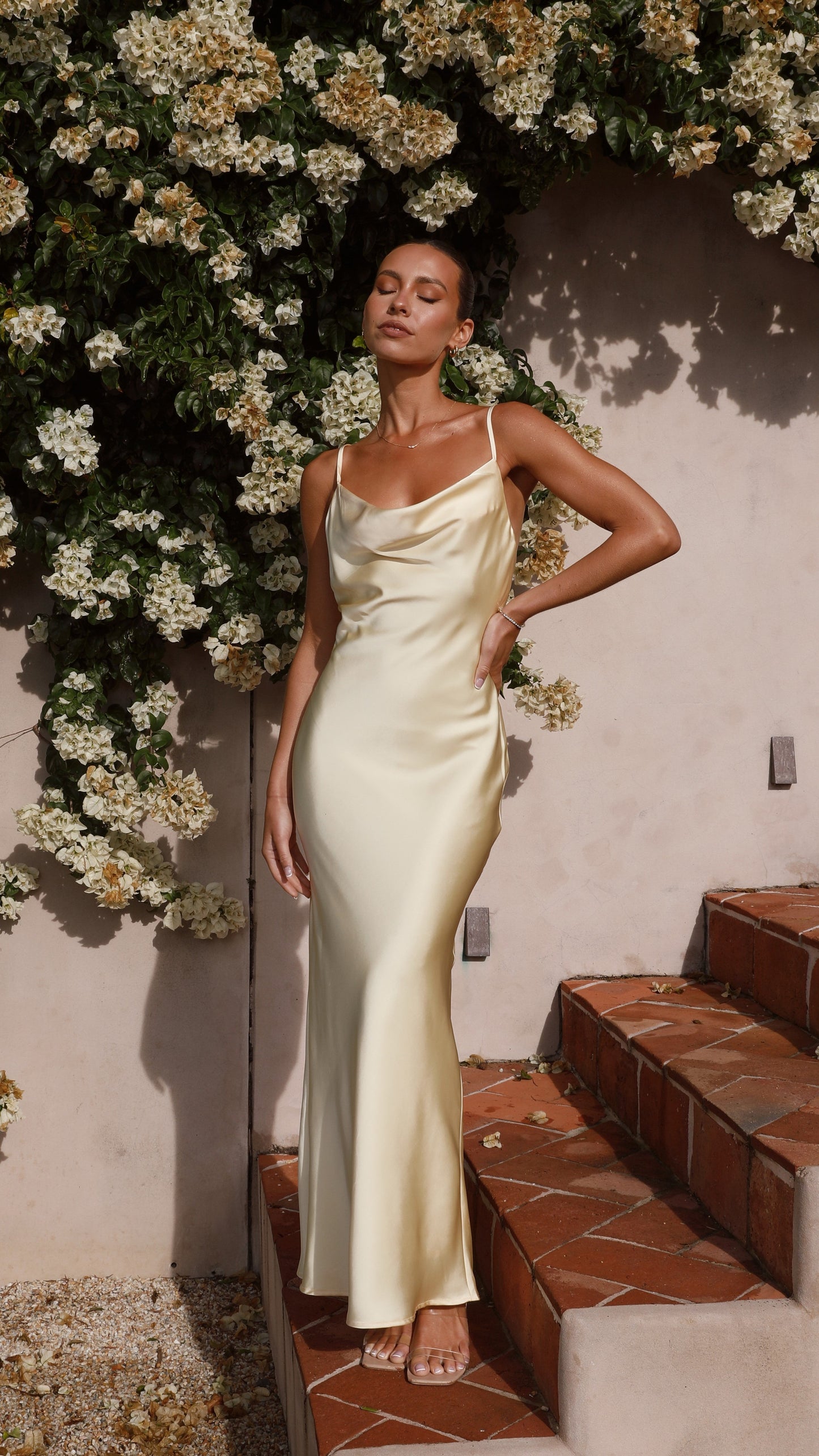 Willow Maxi Elbise - Sarı