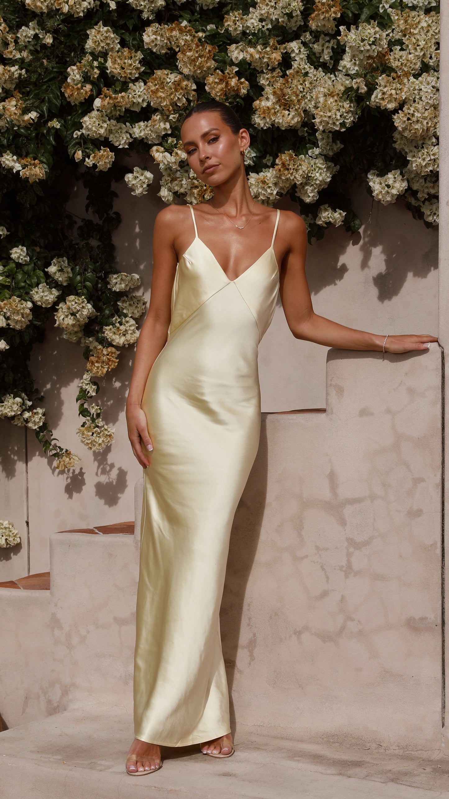 Gisella Maxi Elbise - Sarı