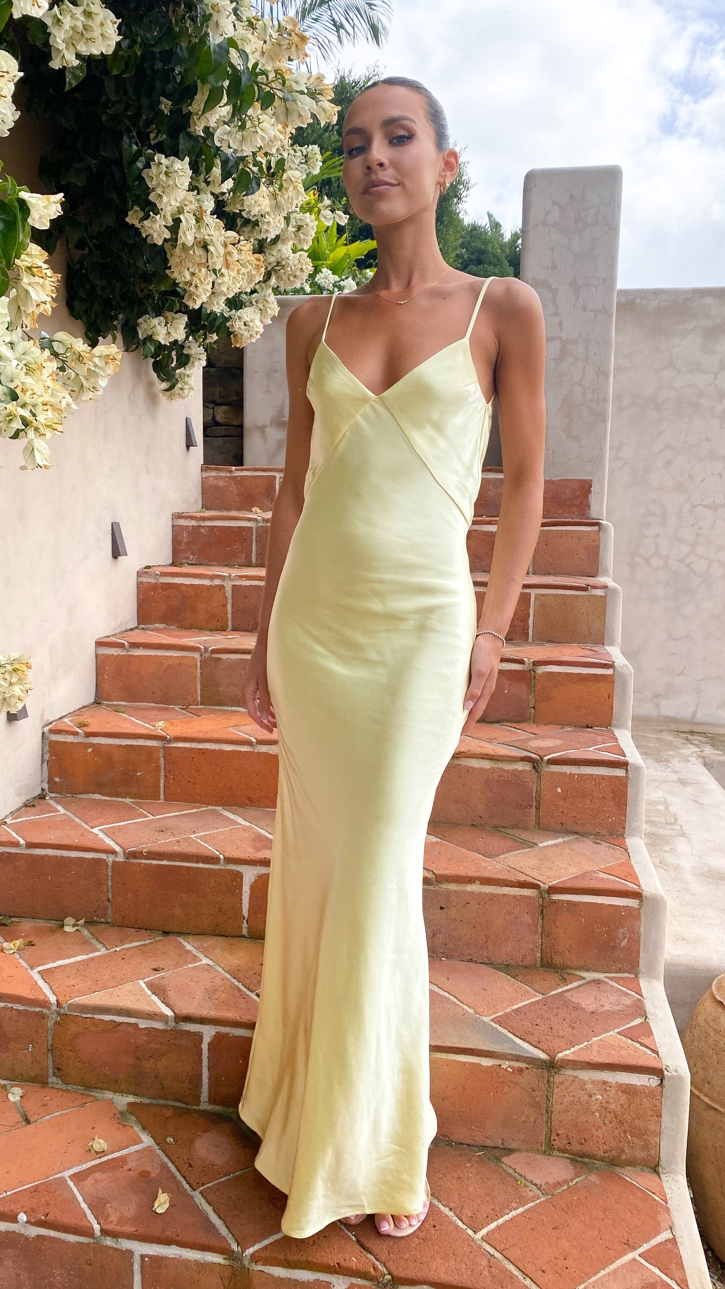 Gisella Maxi Elbise - Sarı