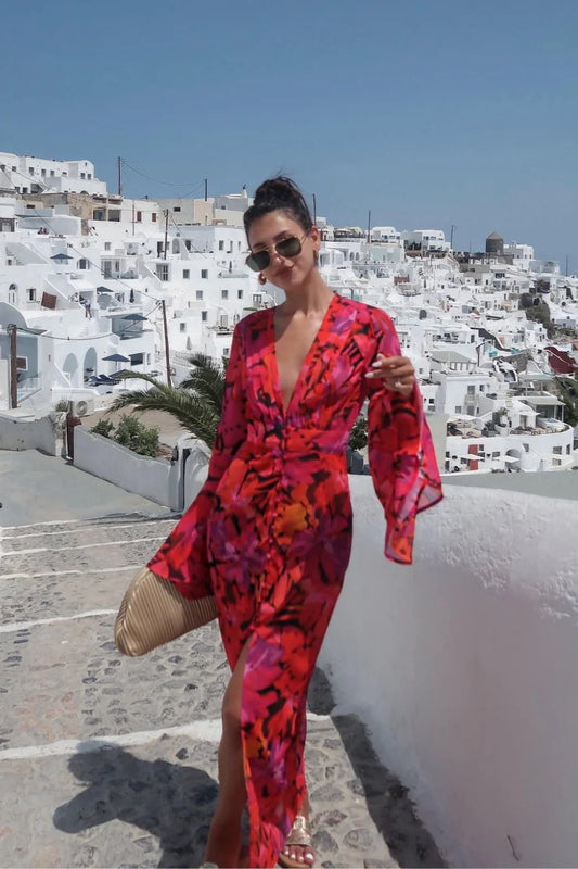 Romelly Elbi̇se - Pembe Çi̇çekli̇