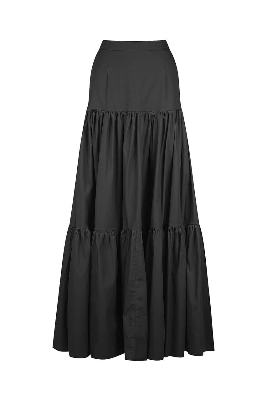Ayla Maxi Etek - Siyah
