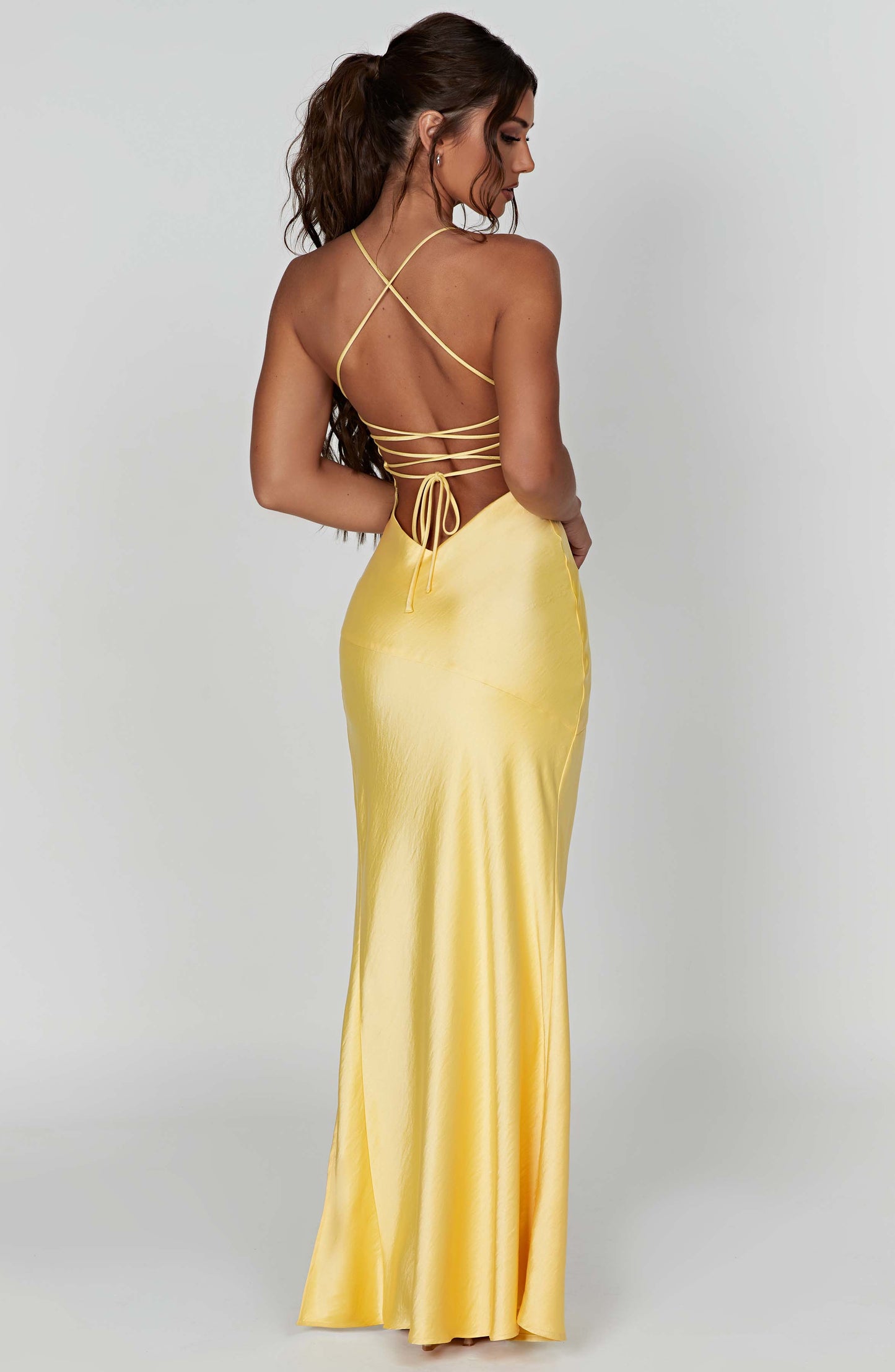 Isobel Maxi Elbise - Limon