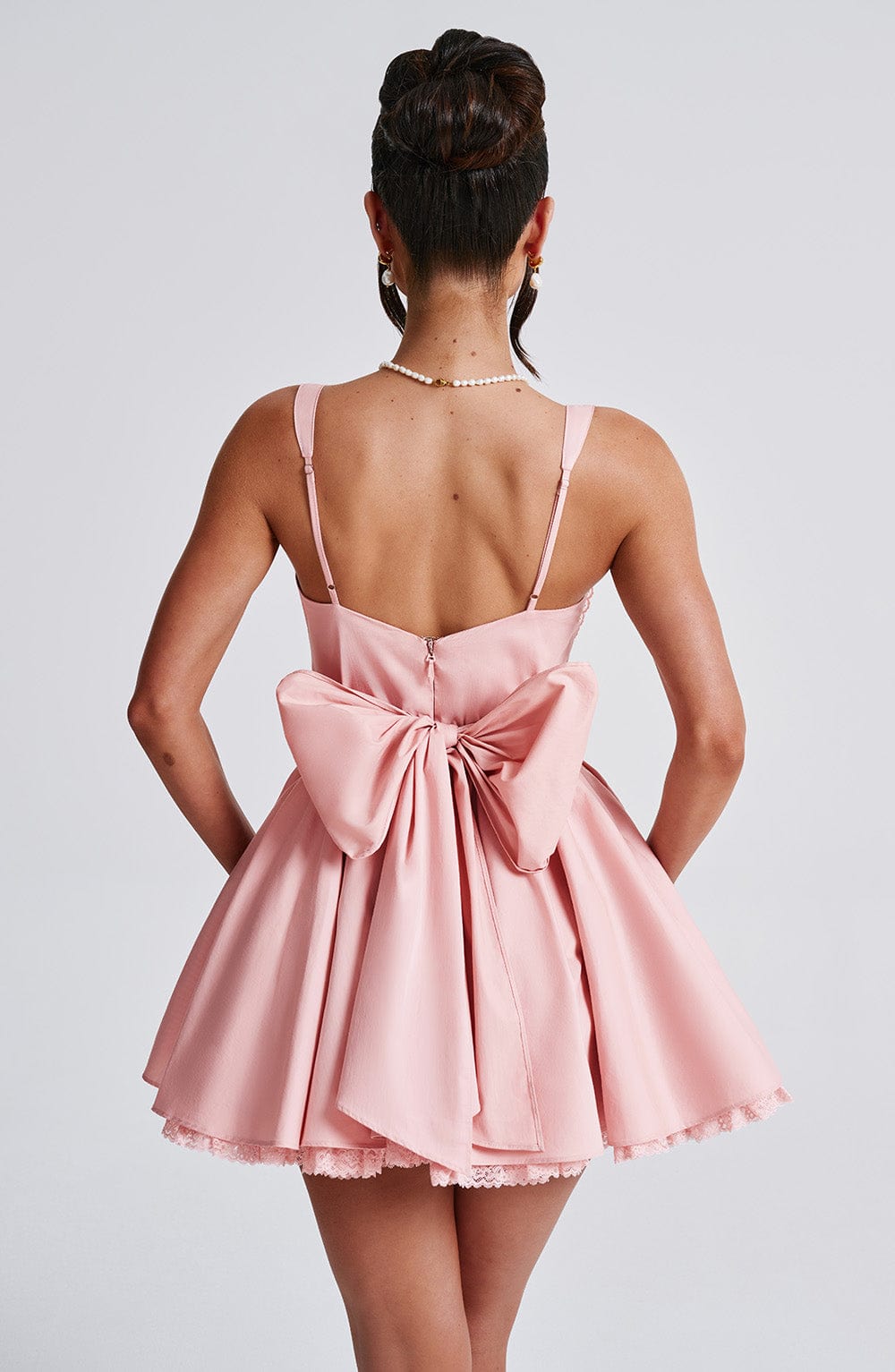Josie Mini Elbise - Pembe