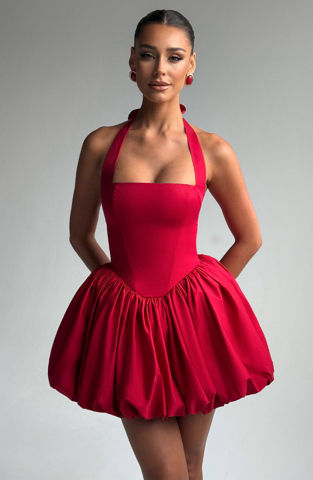 Maricia Mini Elbise - Kırmızı