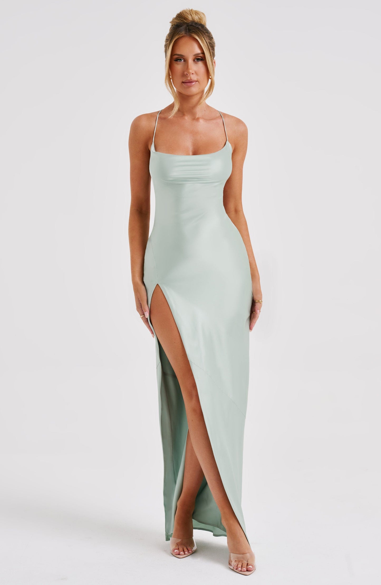 Misha Maxi Elbise - Sage