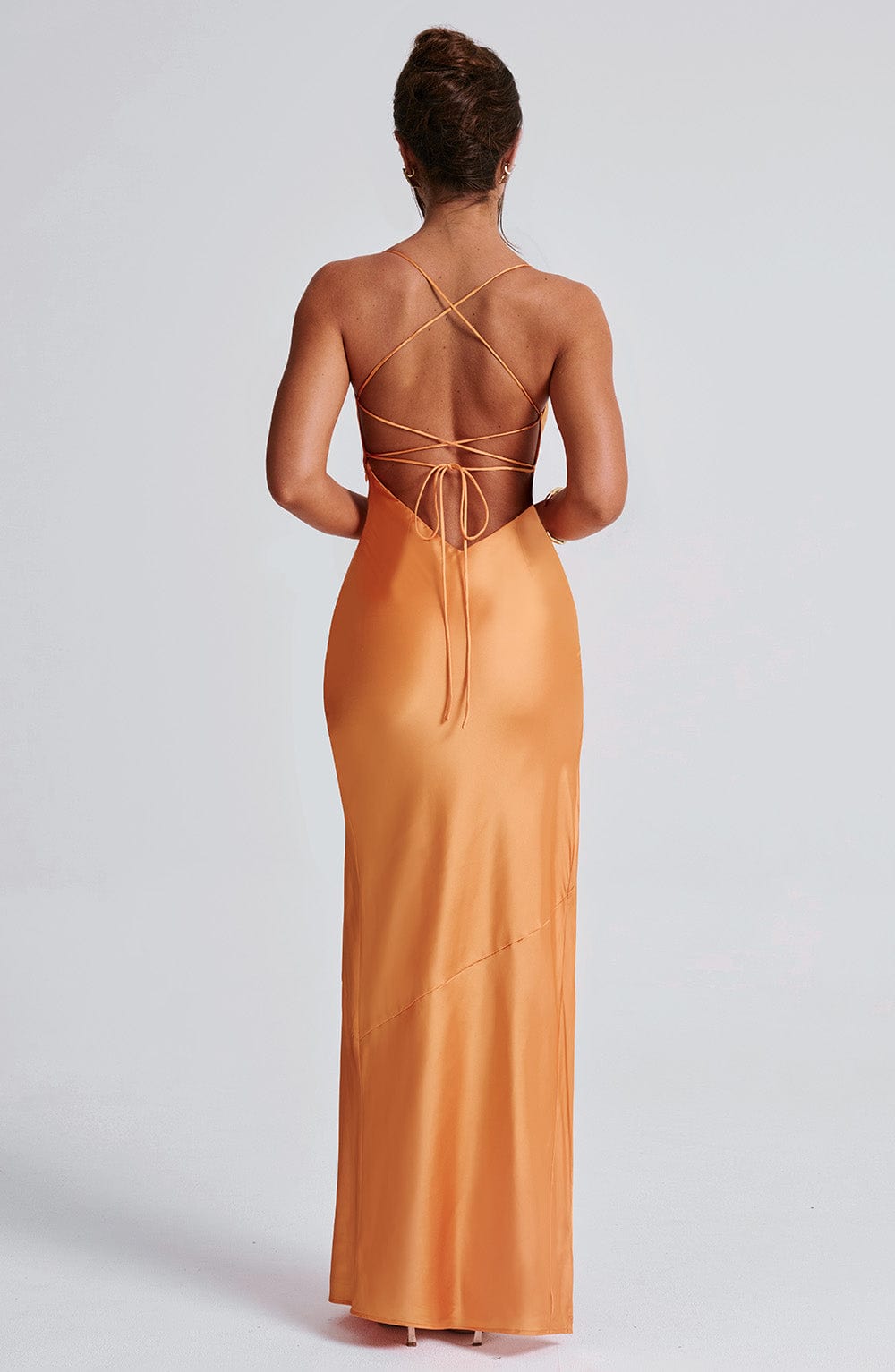 Misha Maxi Elbise - Turuncu