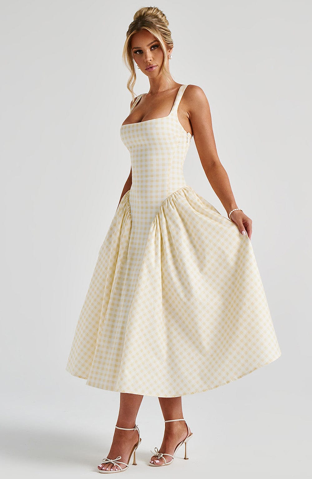 Sherrie Midi Elbise - Limon