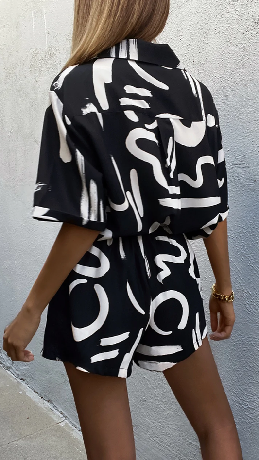 York Şort - Siyah/Sandy