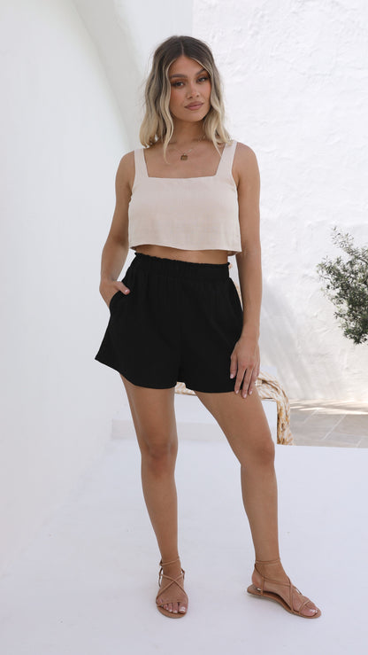 Paula Şort - Siyah