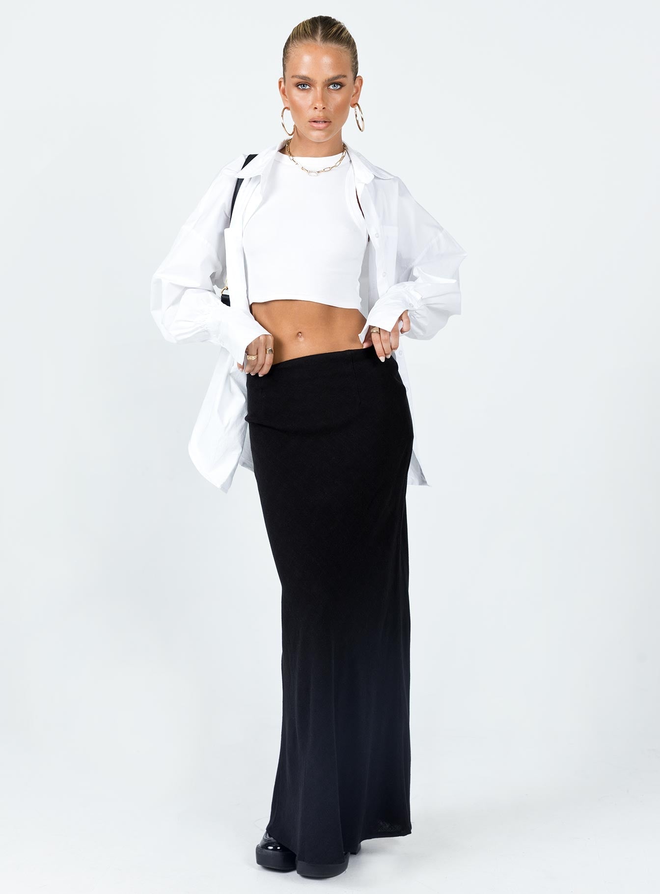 Jodie Maxi Etek Siyah