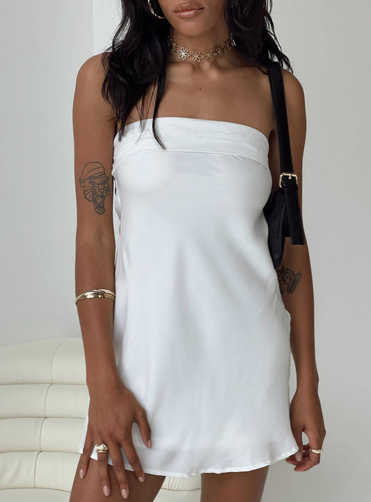 Phillipa Mini Elbise Beyaz
