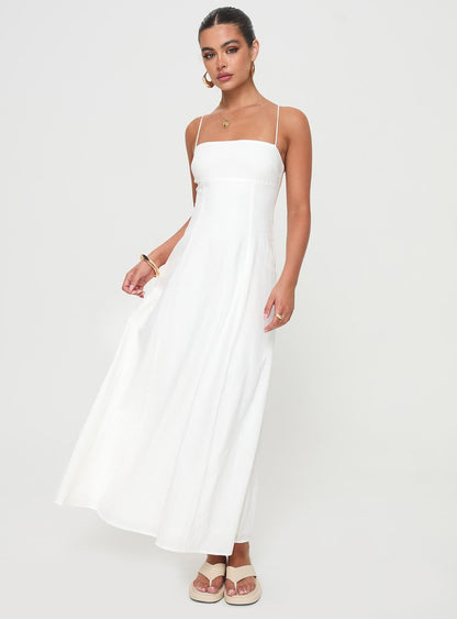 Brightwell Maxi Elbise Beyaz
