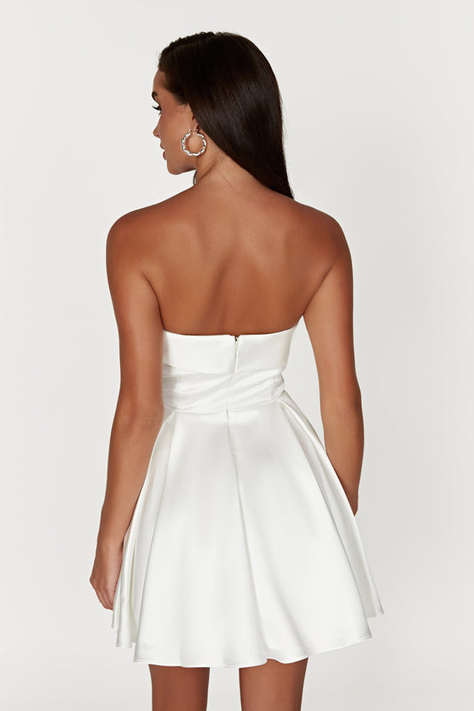 Eileen Mini Elbise - Beyaz