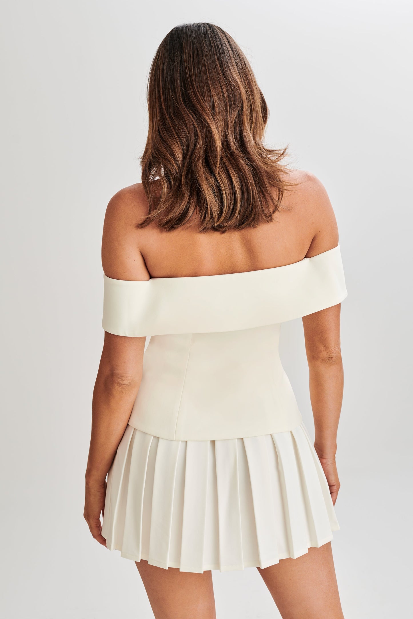 Krista Strapless Takım Üstü - Krem