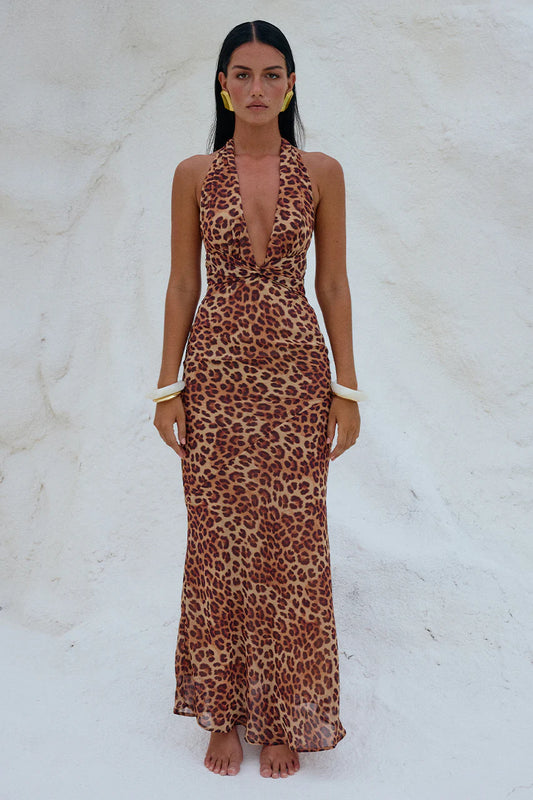 Tenaya Maxi Elbi̇se - Leopar