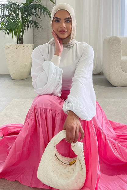 Ayla Maxi Etek - Pembe