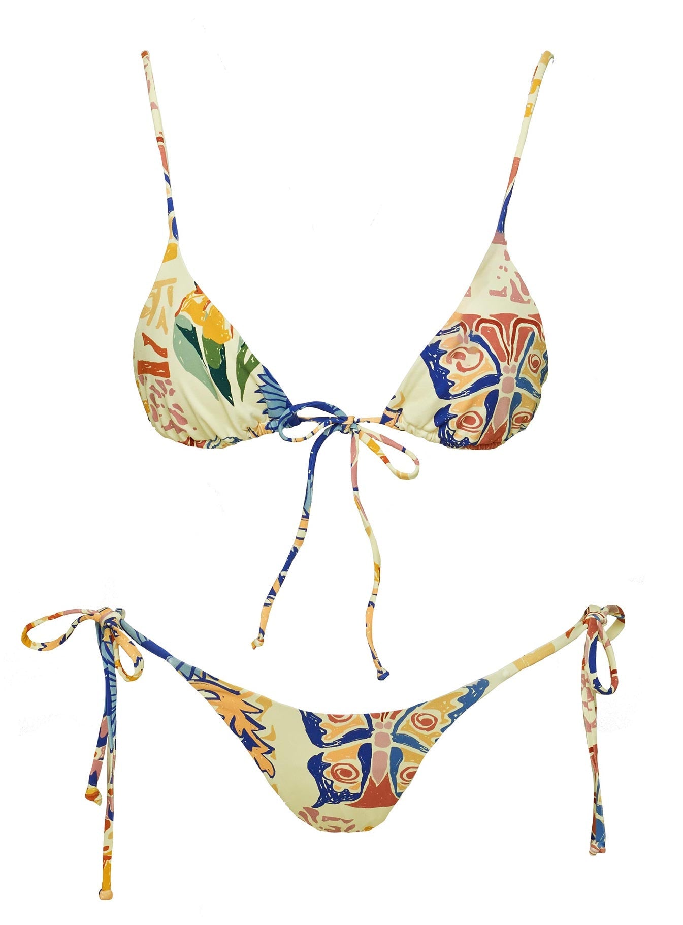 Glora Bağcıklı Bikini Altı Çoklu