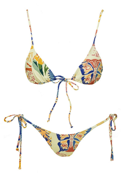 Glora Bağcıklı Bikini Altı Çoklu