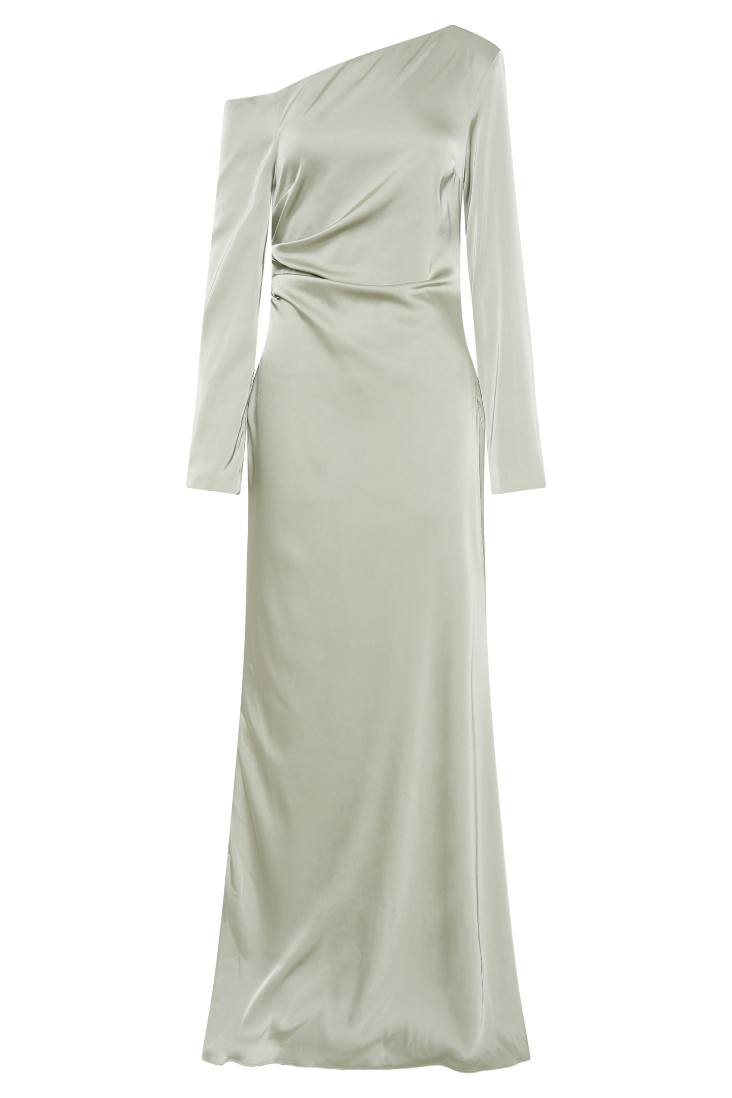 Avery Uzun Kollu Maxi Elbise - Salvia