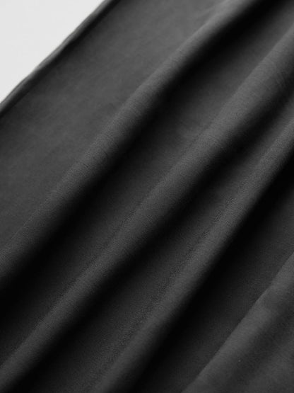 Aşırı Büyük Yüksek Bel Ön Katlamalı Pantolon