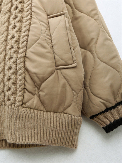 Örgülü Kiloş Oversized Hırka Kaban