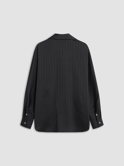 Charlotte Oversized Düğmeli Yaka Gömlek