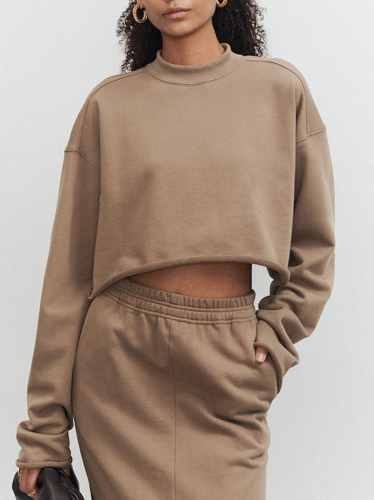 Canlı Yaşa Kısa Sweatshirt