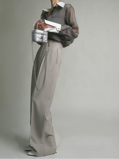 Yarı Şeffaf Rahat Görünüm Tişört ile Cami Üst