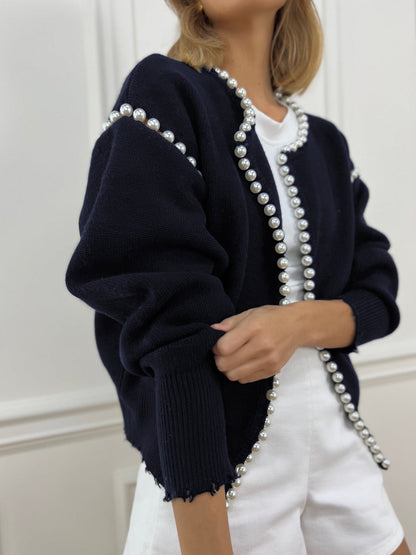 Vintage Pearl Edge Hırka