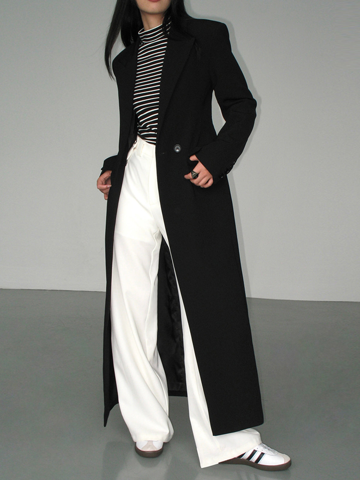 Yaka Cepli Blazer Palto