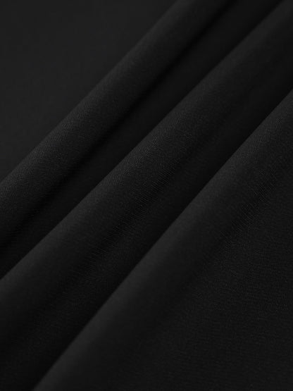 Şifon Düşük Yaka V-Yaka Piliseli Fermuarlı Mini Elbise