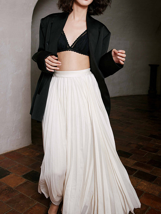 Sade Plise Maxi Etek