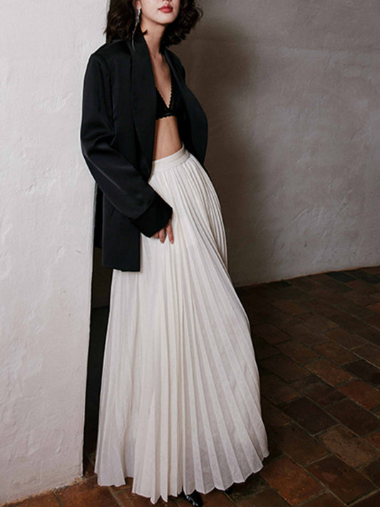 Sade Plise Maxi Etek