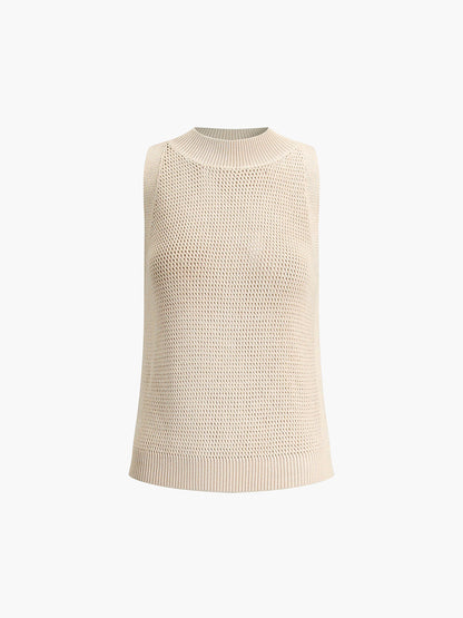 Knit Hollow Düz Askılı Üst