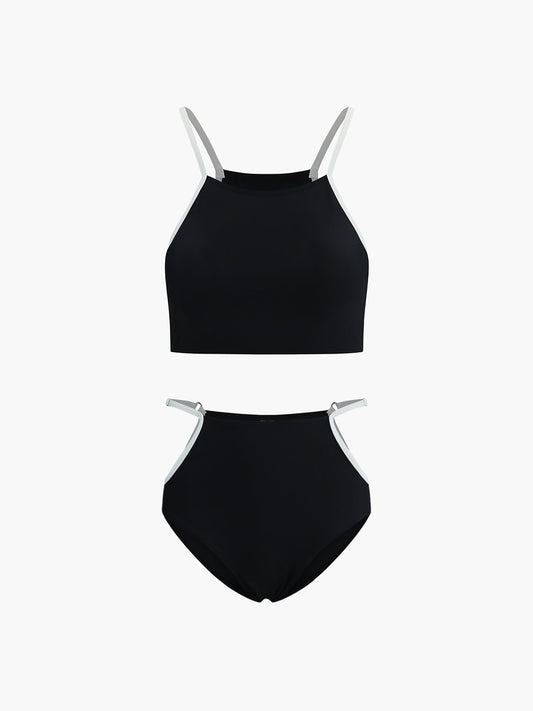 Kontrast Detaylı Kesim Bikini Seti