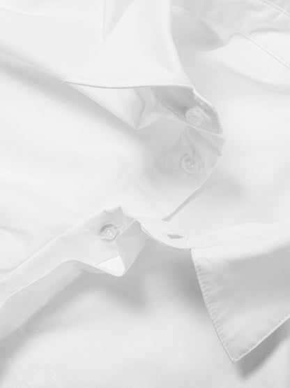 Asimetrik Pamuk Kısa Bluz