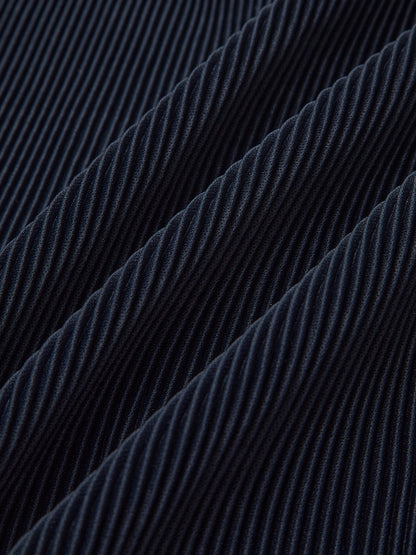 Saten Düz V-Yaka Pantolon Seti