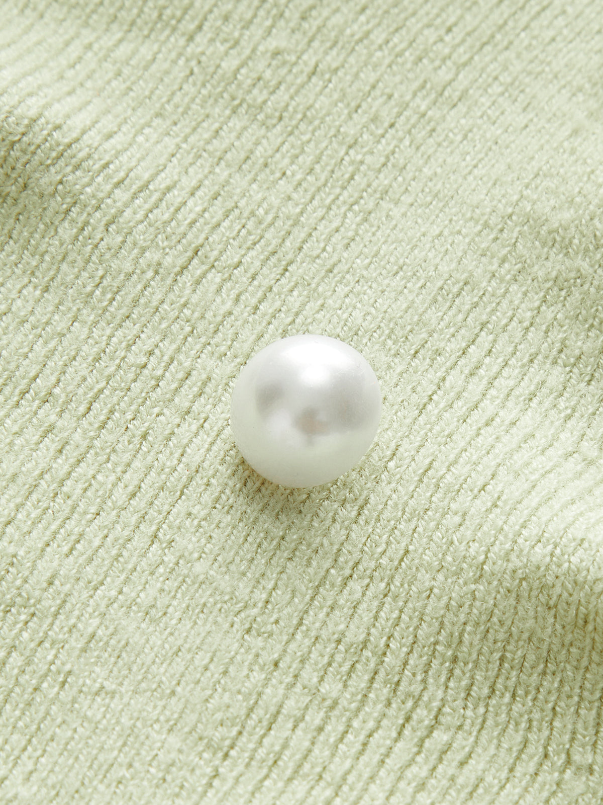 Kayışsız Bölmeli İnci Kazak Yeleği