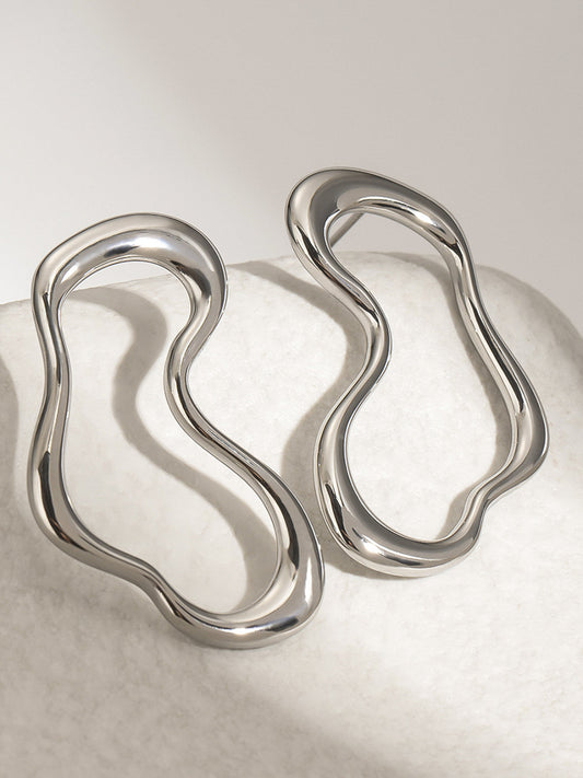 Düzensiz Metal Küpe