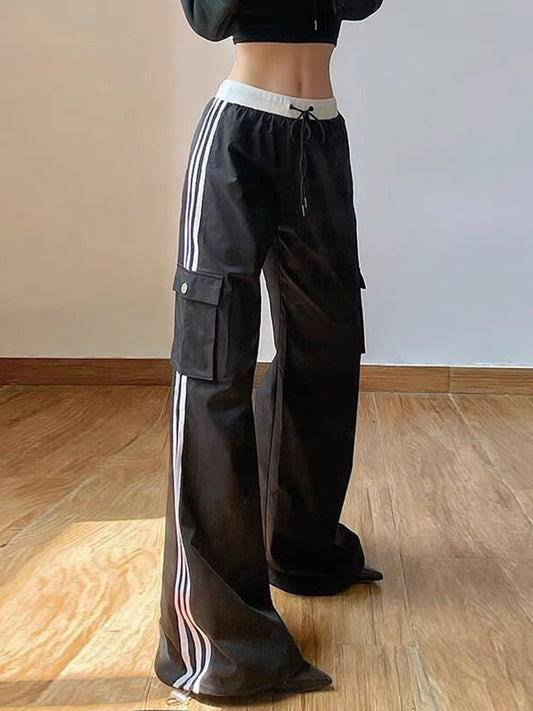 Çizgili Püskül Pantolon