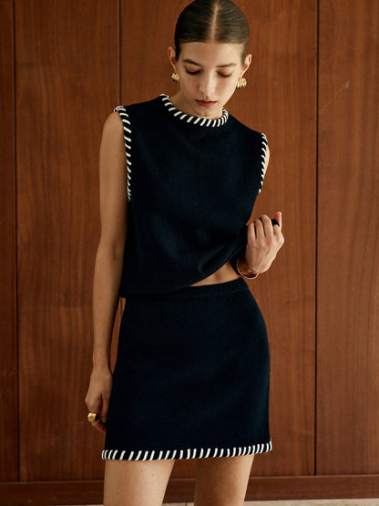 Kontrast Kesim Kolsuz Etek Takımı