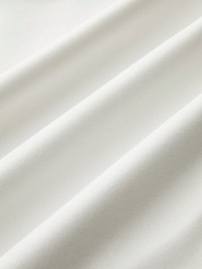 Sade Asimetrik Düz Paça Pantolon Takımı