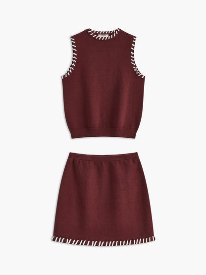 Kontrast Kesim Kolsuz Etek Takımı