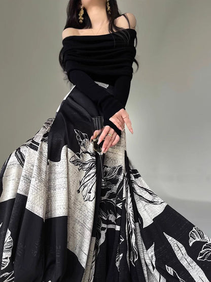 Bud Bel Kısmında Fermuarlı Midi Etek