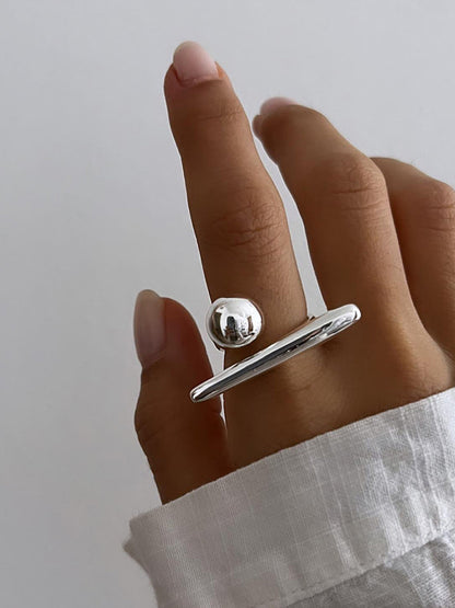 Düzensiz Minimalist Açık Yüzük