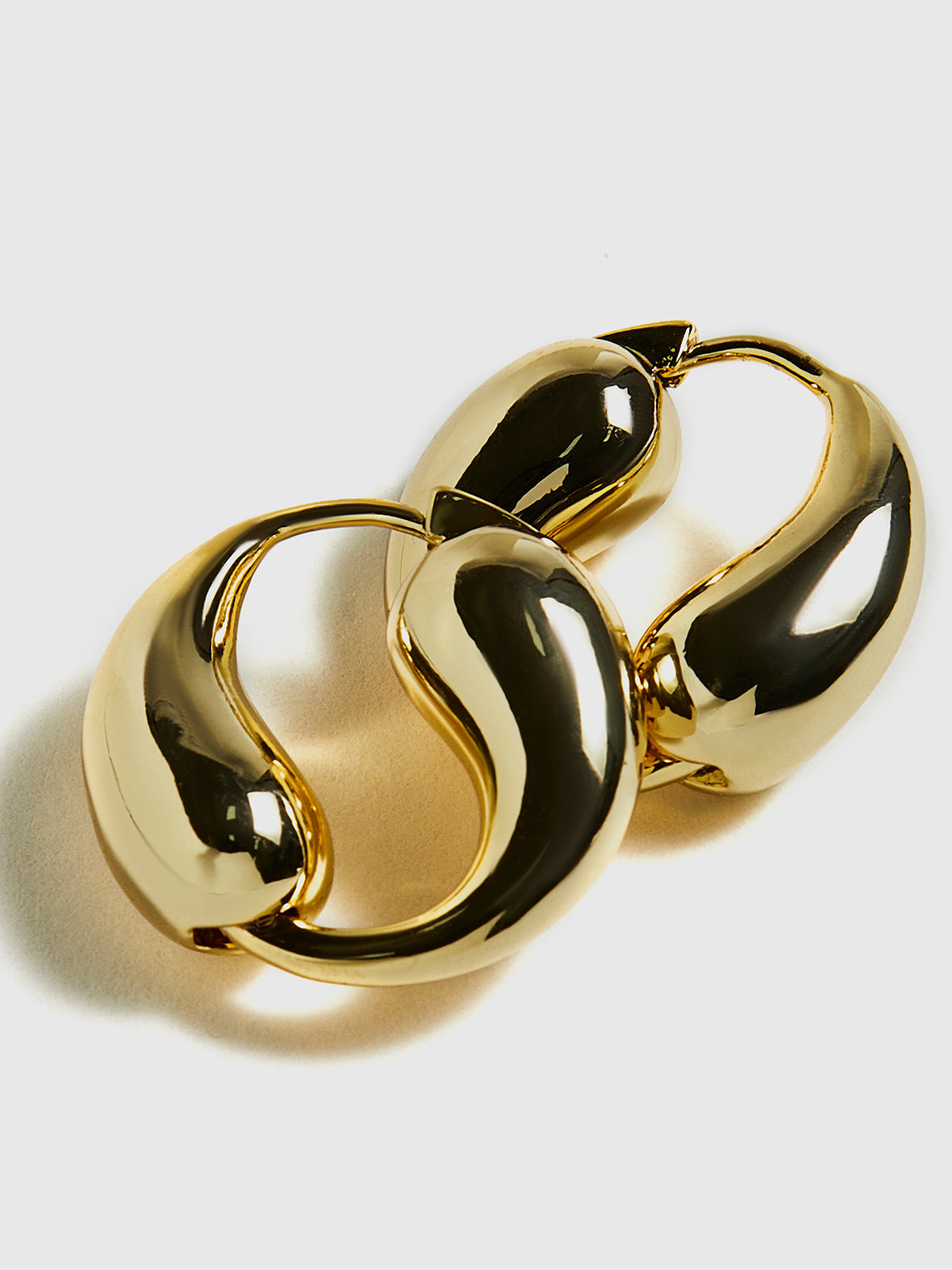 Tai Chi Su Damlası Halka Küpeleri