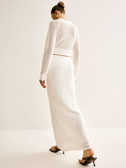 Hollow Lined Maxi Etek Takımı
